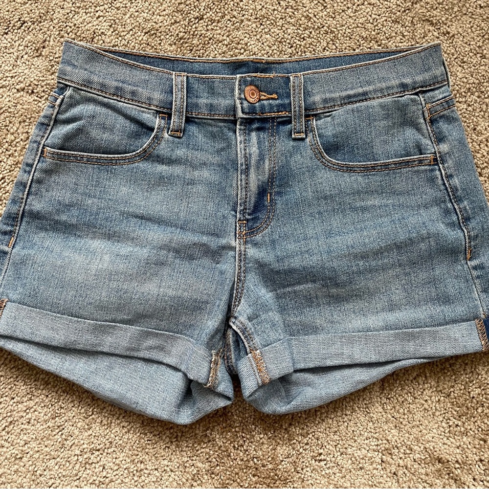 American Eagle Outfitters Light Blue Jean Shorts